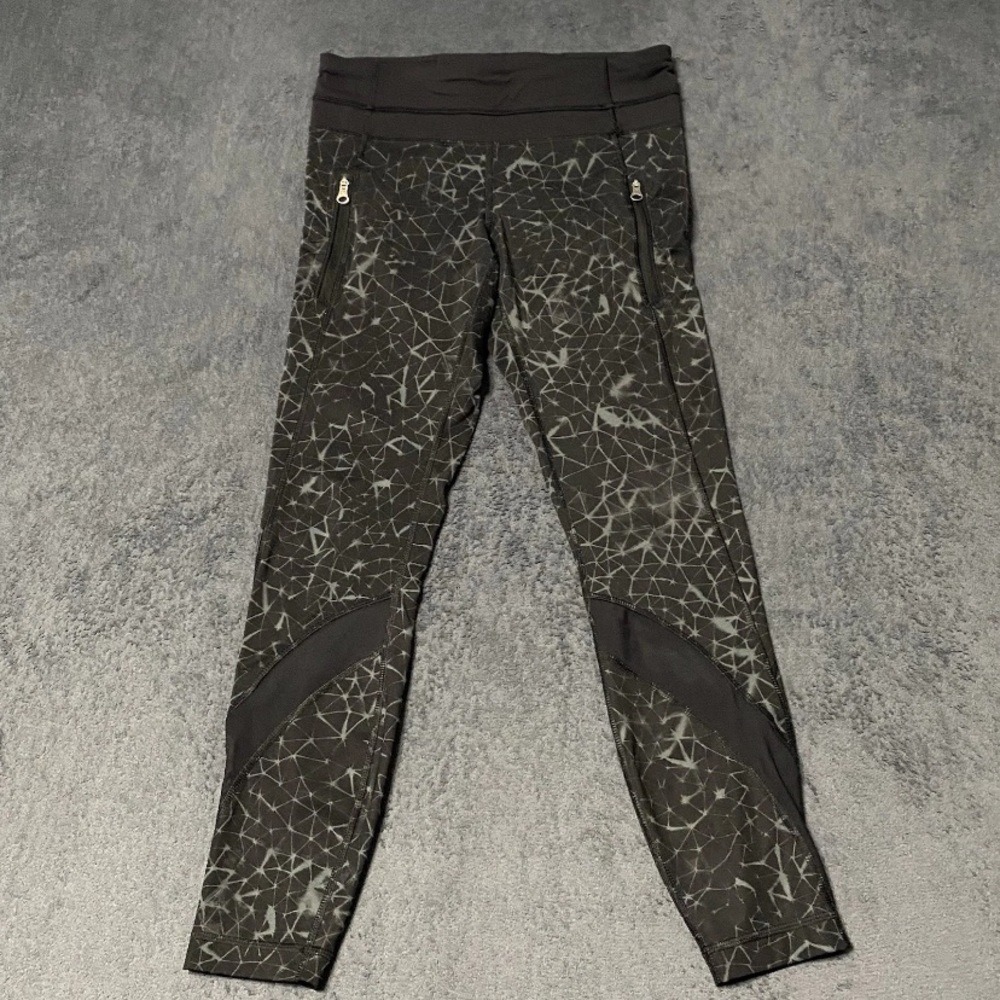 Lululemon Leggings Womens 4 Inspire Tight II Full-On Luxtreme Star Coal Black